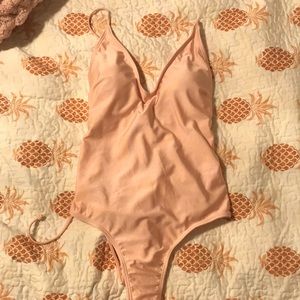 Pink bathing suit